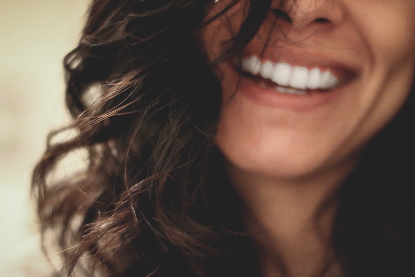 Smiling Woman with brown hair